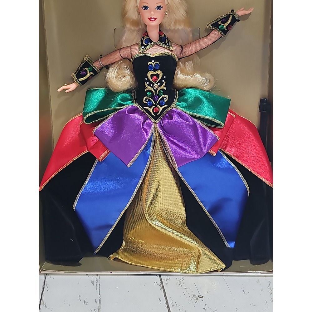 New 1997 Mattel Midnight Princess Barbie Fashion Doll Winter Collection 17780 - Picture 15 of 16